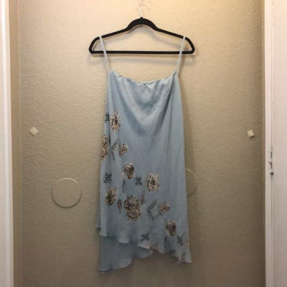 Two Piece Light Blue Dress (Size Medium) - Picture 2 of 3